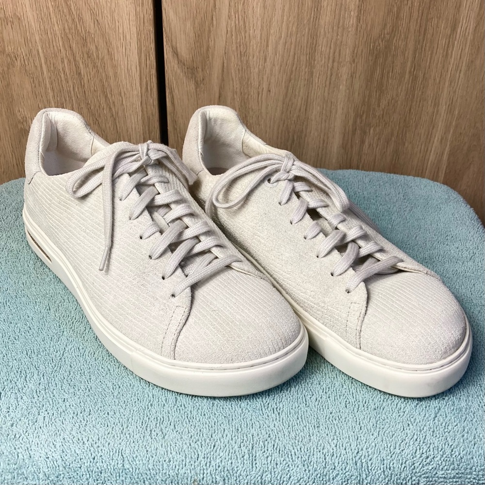 Birkenstock Cream Sneakers Casual Beach Textured